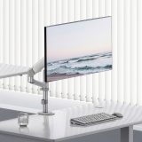 Ergo Office Monitor Mount/Hanger Gas Spring 17 -32 1-10 kg Matte White Max. VESA 100x100 ER-691 W