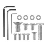 Ergo Office Monitor Mount/Hanger Gas Spring 17 -32 1-10 kg Matte White Max. VESA 100x100 ER-691 W