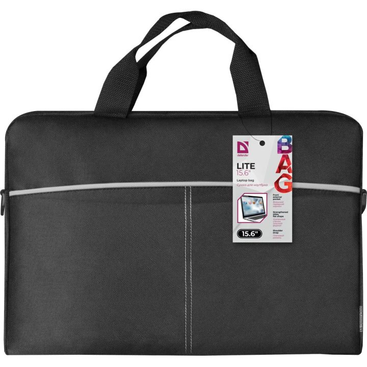 Defender Lite notebook case 39.6 cm (15.6 ) Black Grey