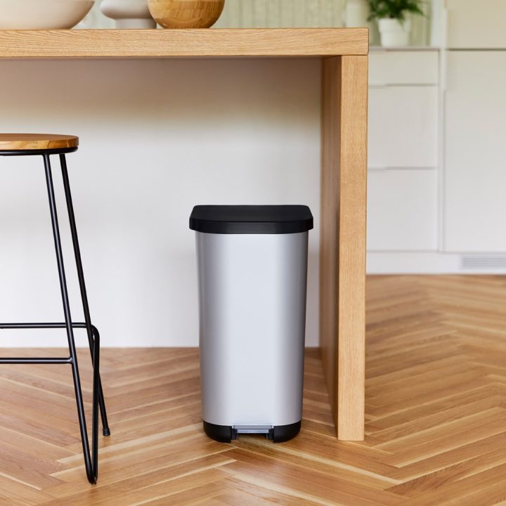 ROTHO Ribo Silver - pedal bin – 35l