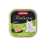 ANIMONDA Vom Feinsten Adult Turkey chicken breast and herbs - wet cat food - 100g