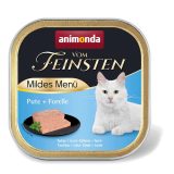 ANIMONDA Vom Feinsten Mildes Menu Turkey and trout - wet cat food - 100g