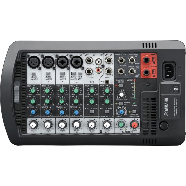 Yamaha Stagepas 400BT - portable PA system with 8-channel mixer and built-in power amplifier