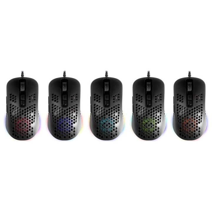 Gaming optic wired mouse DEFENDER GM-620L SHEPARD 12800dpi 7P RGB