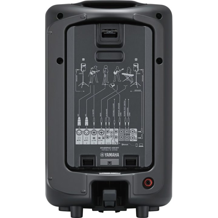 Yamaha Stagepas 400BT - portable PA system with 8-channel mixer and built-in power amplifier