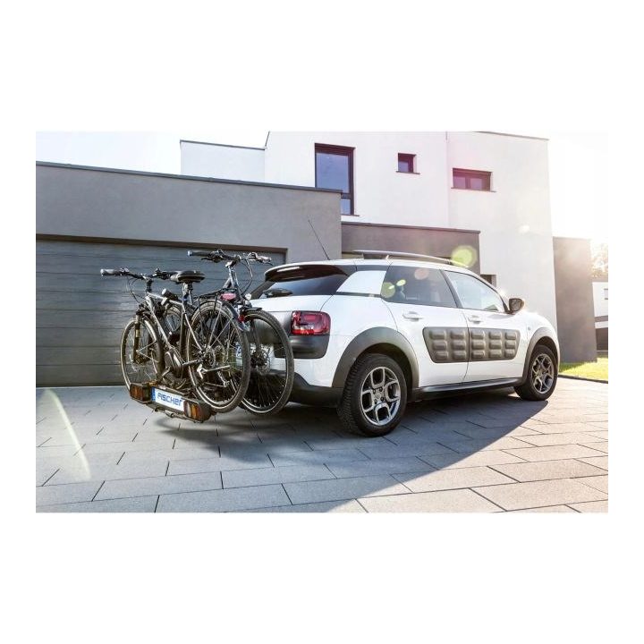 Fischer ProlineEvo 2 car bike rack holds 2 bikes 60kg