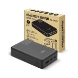 Powerbank 20 000mAh 1x USB 2x USB-C 20W QC4+ LCD screen black