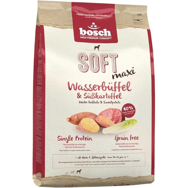 BOSCH Soft Maxi Water buffalo and sweet potatoes - dry dog food - 2 5kg