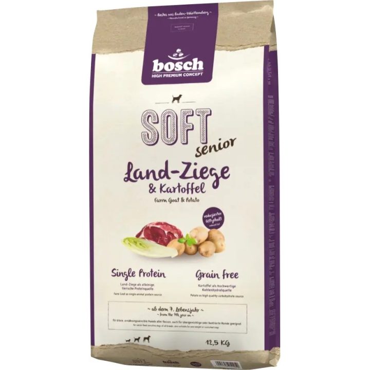 BOSCH Soft Senior Goat & Potato - dry dog food - 12 5 kg