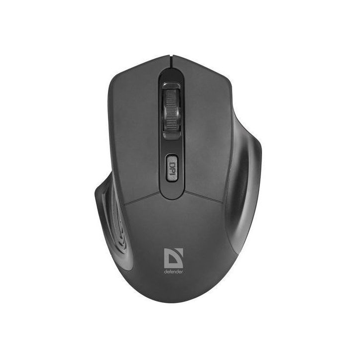 OPTICAL MOUSE DEFENDER DATUM MB-345 RF BLACK 1600DPI 4P