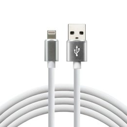 everActive cable USB Lightning 1m - White silicone quick charge 2 4A - CBS-1IW