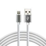 everActive cable USB Lightning 1m - White silicone quick charge 2 4A - CBS-1IW