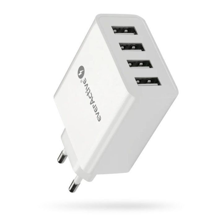 Charger EVERACTIVE SC-400 4 x USB 5A white