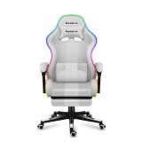HUZARO FORCE 4.7 RGB White GAMING CHAIR