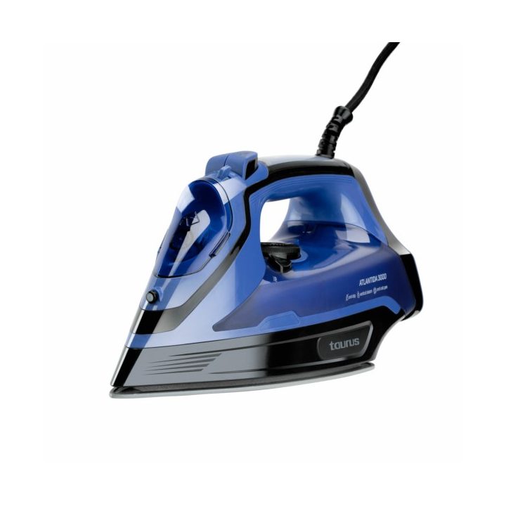 Taurus Quios 3000 Dry & Steam iron Ceramic soleplate 3000 W Black Blue