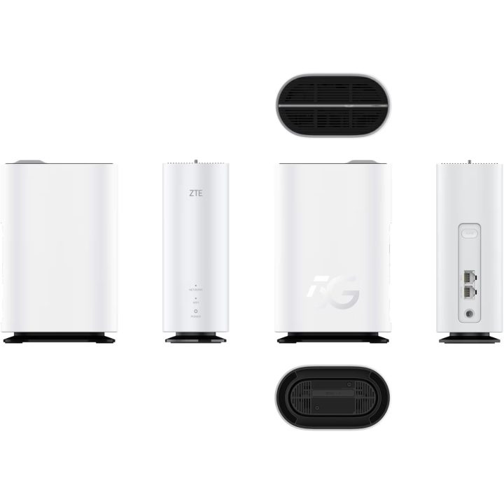 ZTE G5C - Gigabit Ethernet dual-band (2.4 GHz / 5 GHz) Wi-Fi 6 4G/5G wireless router in white