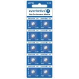 Mini alkaline batteries everActive G3 LR736 LR41 10 pcs