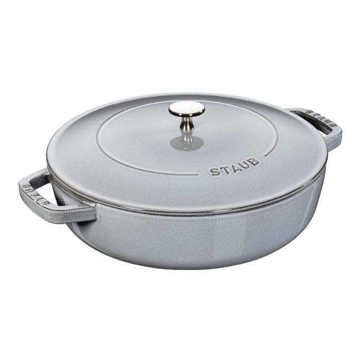 Deep frying pan with lid STAUB 28 cm 40511-470-0