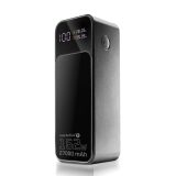 Powerbank 27 000mAh 1x USB 2x USB-C 162 5W QC4+ flashlight LCD screen black