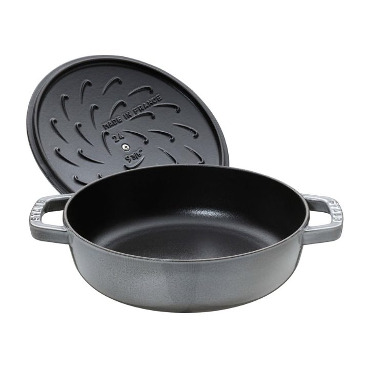 Deep frying pan with lid STAUB 28 cm 40511-470-0