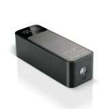 Powerbank 27 000mAh 1x USB 2x USB-C 162 5W QC4+ flashlight LCD screen black