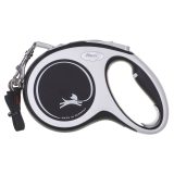 Flexi New Comfort M Tape 5 m Black Dog Retractable lead