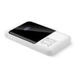 Powerbank 10 000mAh 2x USB 1x USB-C 22 5W QC4+ LCD screen white