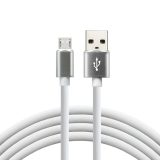 everActive cable USB 1m - White silicone quick charge 2 4A - CBS-1MW