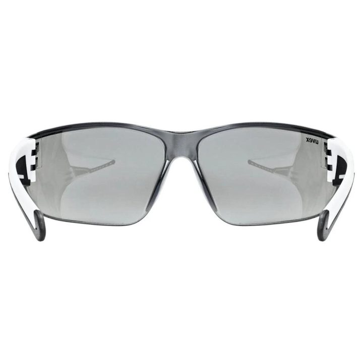 UVEX Equate cycling glasses White Matt/Mir.Silver