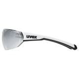 UVEX Equate cycling glasses White Matt/Mir.Silver