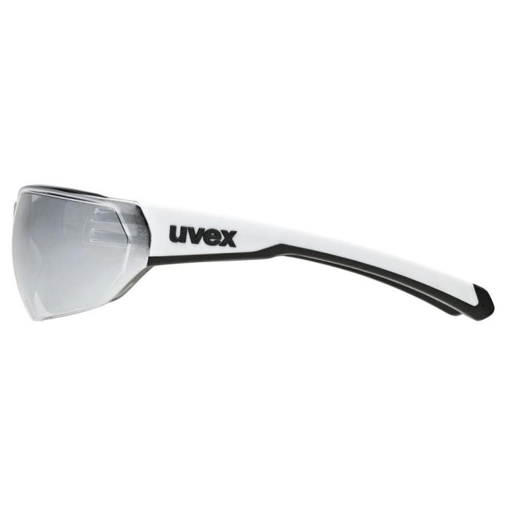 UVEX Equate cycling glasses White Matt/Mir.Silver