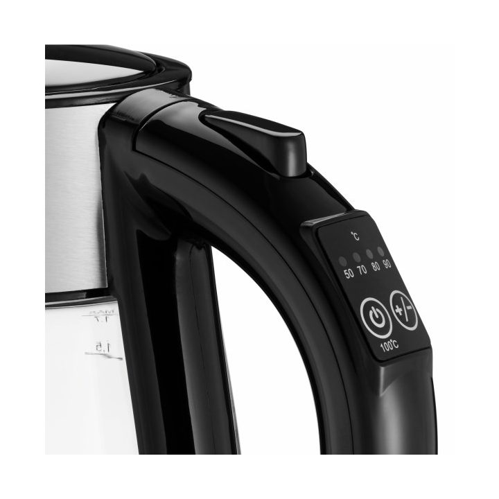 Zelmer ZCK8026 electric kettle 1.7 L 2200 W Black Transparent