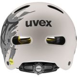 UVEX Kid 4 Style MIPS kids’ cycling helmet dirt warm grey