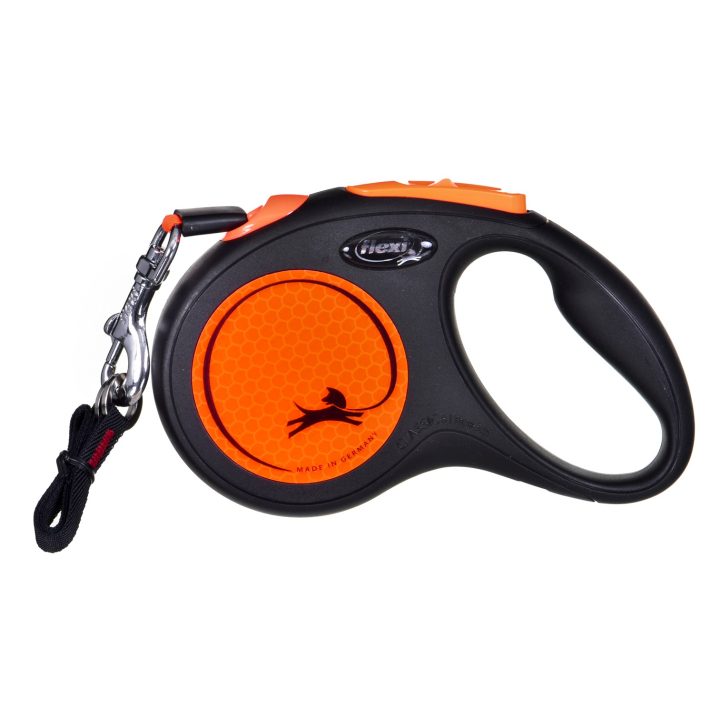 FLEXI New Neon S - retractable leash - 5 m