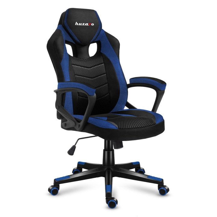 Huzaro FORCE 2.5 BLUE MESH Gaming armchair Mesh seat Black Blue