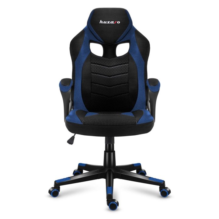 Huzaro FORCE 2.5 BLUE MESH Gaming armchair Mesh seat Black Blue