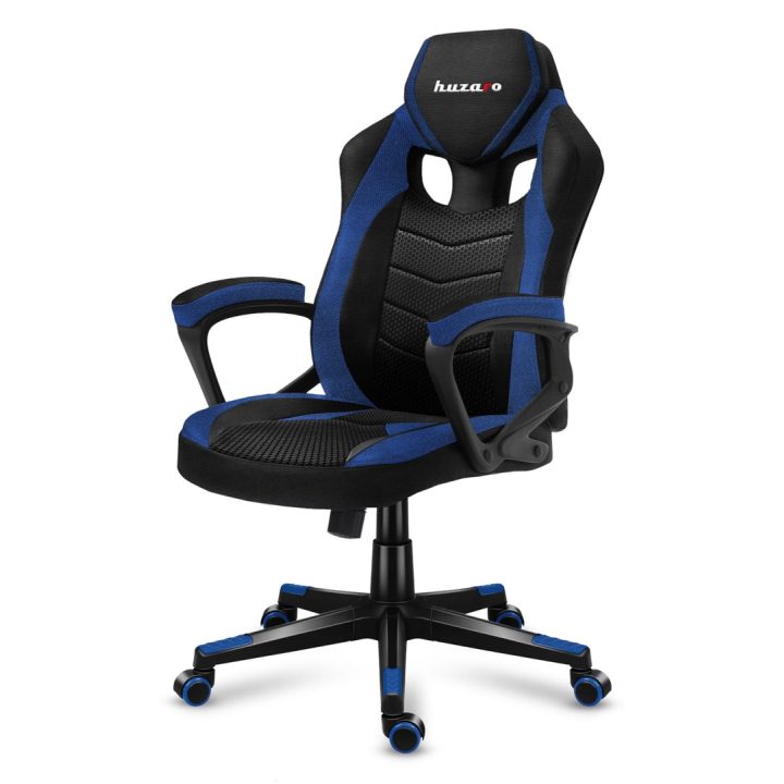 Huzaro FORCE 2.5 BLUE MESH Gaming armchair Mesh seat Black Blue