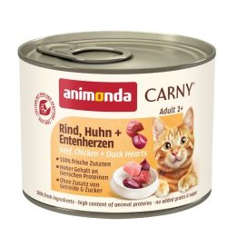 ANIMONDA Carny Adult Beef chicken and duck hearts - wet cat food - 200g