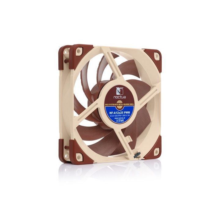 Noctua NF A12x25 5V PWM Computer case Fan 12 cm Beige Red