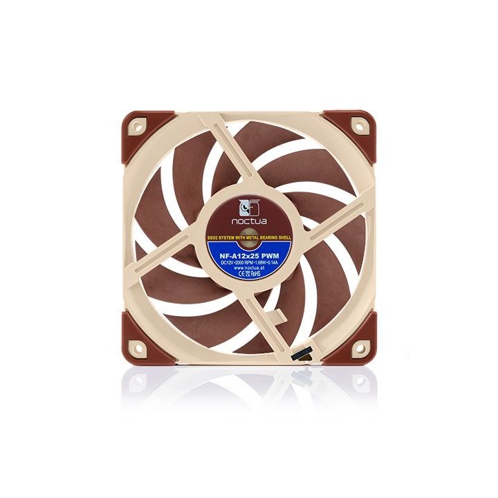 Noctua NF A12x25 5V PWM Computer case Fan 12 cm Beige Red
