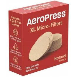 Aeropress paper coffee filters natural XL 200 pieces