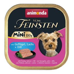 ANIMONDA Vom Feinsten Adult Mini Poultry salmon and dill - wet dog food - 100g