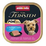 ANIMONDA Vom Feinsten Adult Mini Poultry salmon and dill - wet dog food - 100g