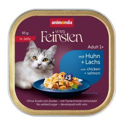 ANIMONDA Vom Feinsten Adult in Jelly Chicken and salmon - wet cat food - 85g