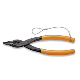 Beta 1032HS 180 Pinze a becchi diritti per anelli elastici di sicurezza, per fori manici ricoperti in PVC H-SAFE 010324017