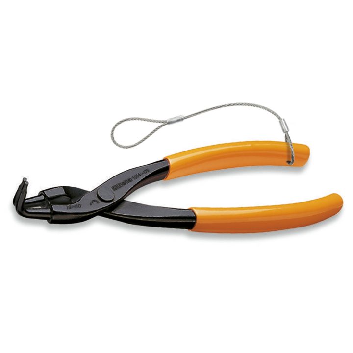 Beta 1034HS 170 Pinze a becchi piegati a 90° per anelli elastici di sicurezza, per fori manici ricoperti in PVC H-SAFE 010344017