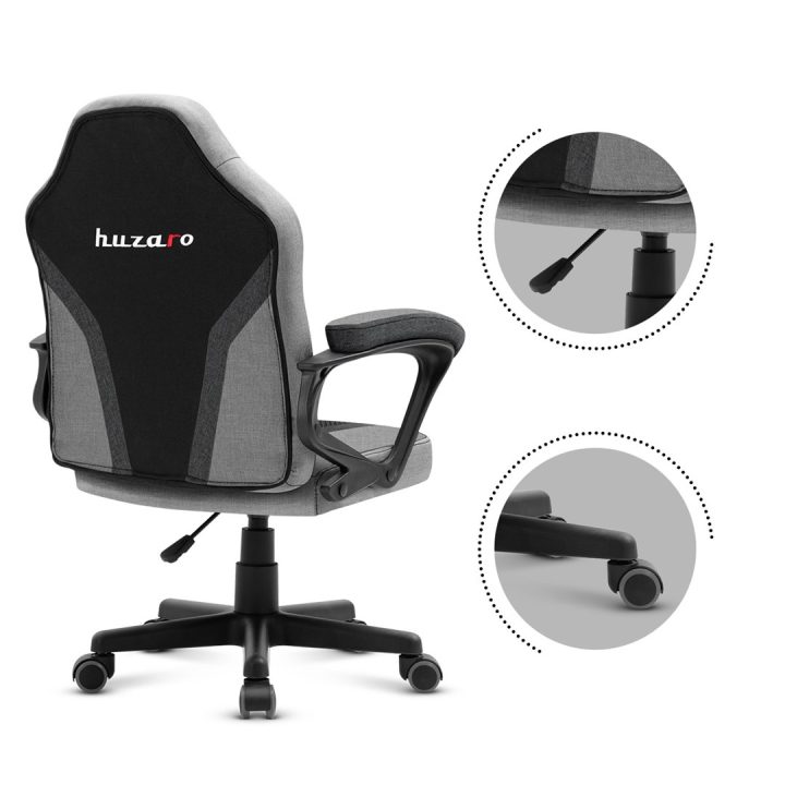 Gaming chair for children Huzaro HZ-Ranger 1.0 Gray Mesh gray and black