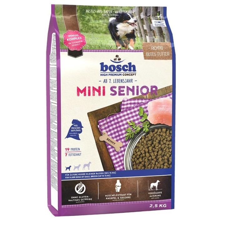 BOSCH Mini Senior - dry dog food - 2 5 kg