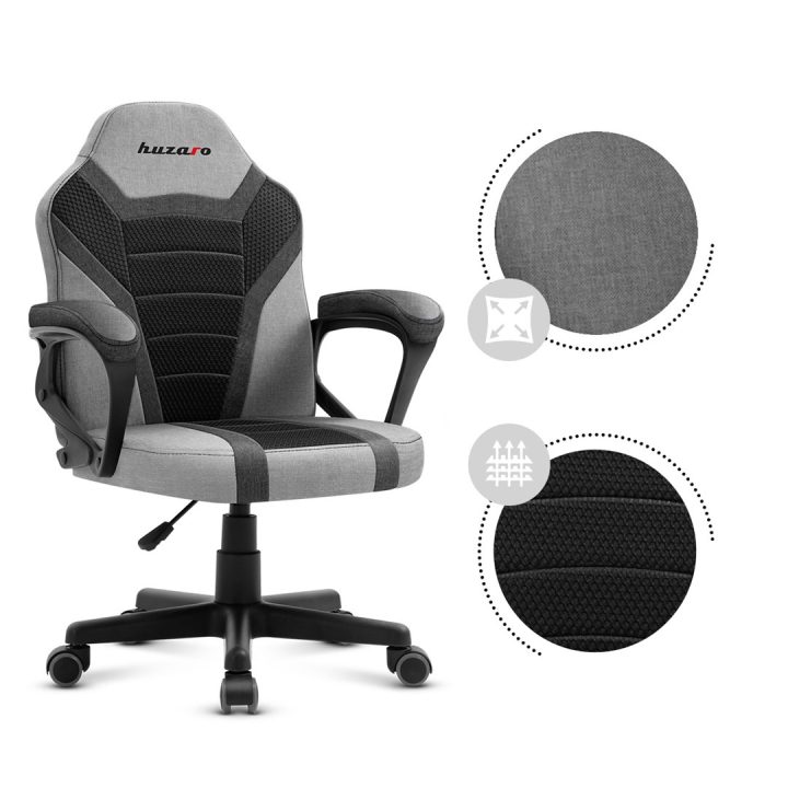 Gaming chair for children Huzaro HZ-Ranger 1.0 Gray Mesh gray and black