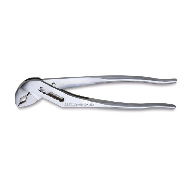 Beta 1048INOX 250 Pinza regolabile cerniera chiusa in acciaio inossidabile 010480325